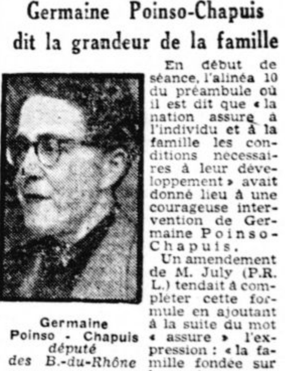 1° femme ministre , inaugure école en 1948