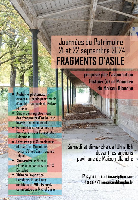 Journées Européennes du Patrimoine 2024 — Fragments d’Asile